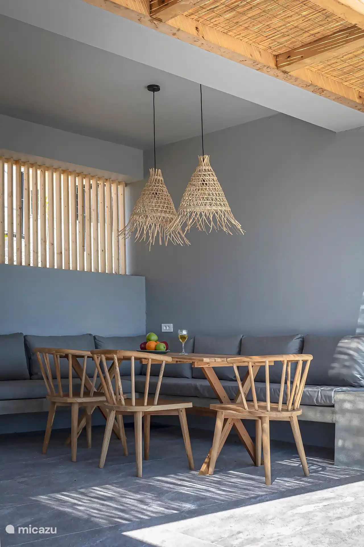 Schattiger Essbereich