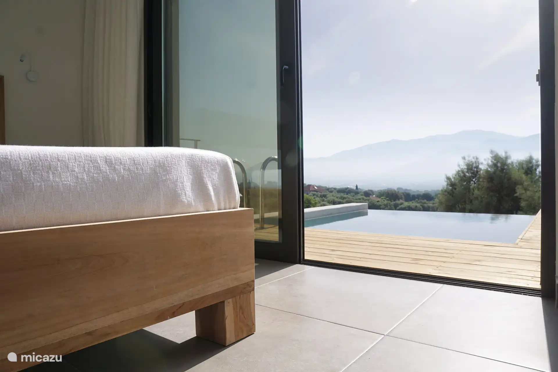 Blick vom Schlafzimmer 