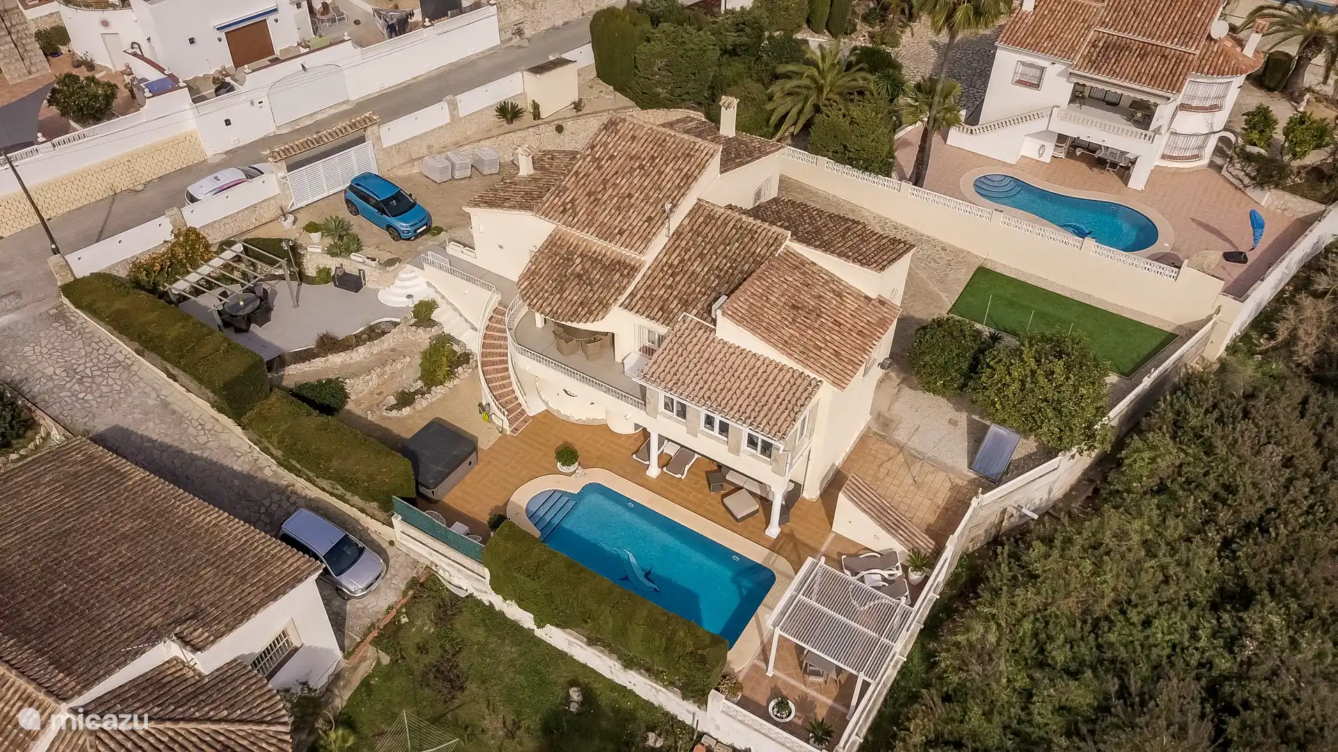 Draufsicht – Drohnenaufnahme