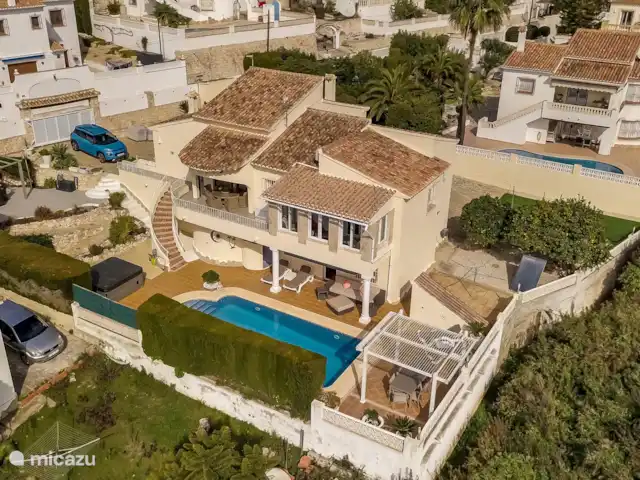 Villa Alzhara | Espagne, Costa Blanca, Moraira - villa Vue de dessus - Prise de vue par drone