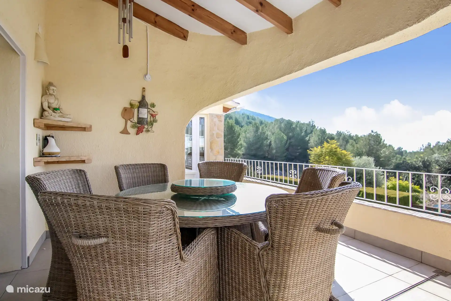 Terrasse im Obergeschoss