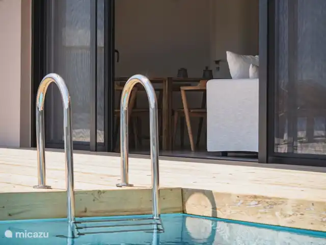 Villa Nea Gi en Grecia, Gracia Central, Pogonia - villa Escaleras de piscina