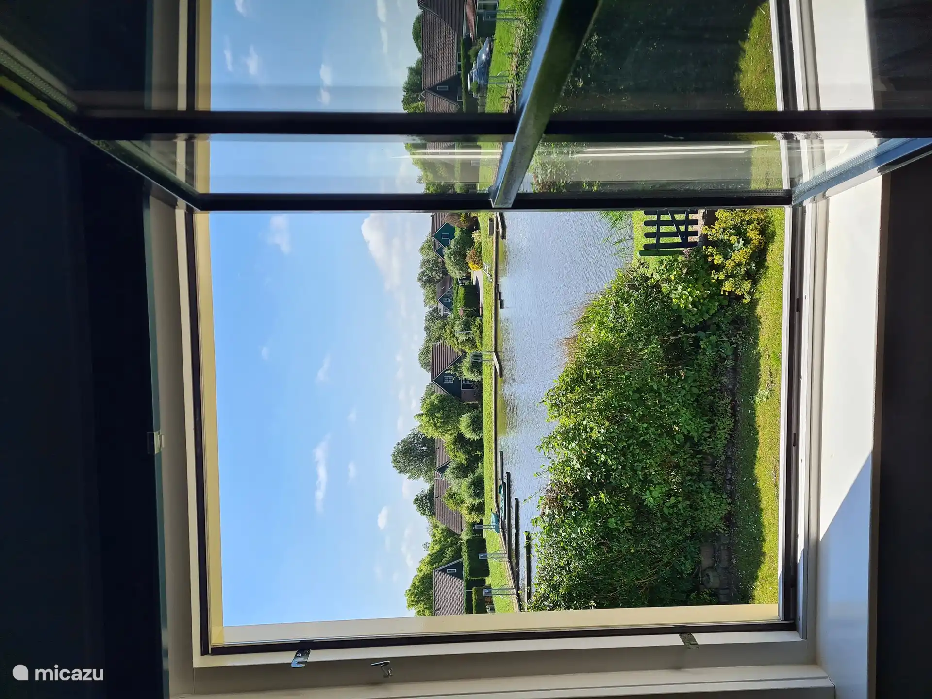 Blick vom Dachboden.