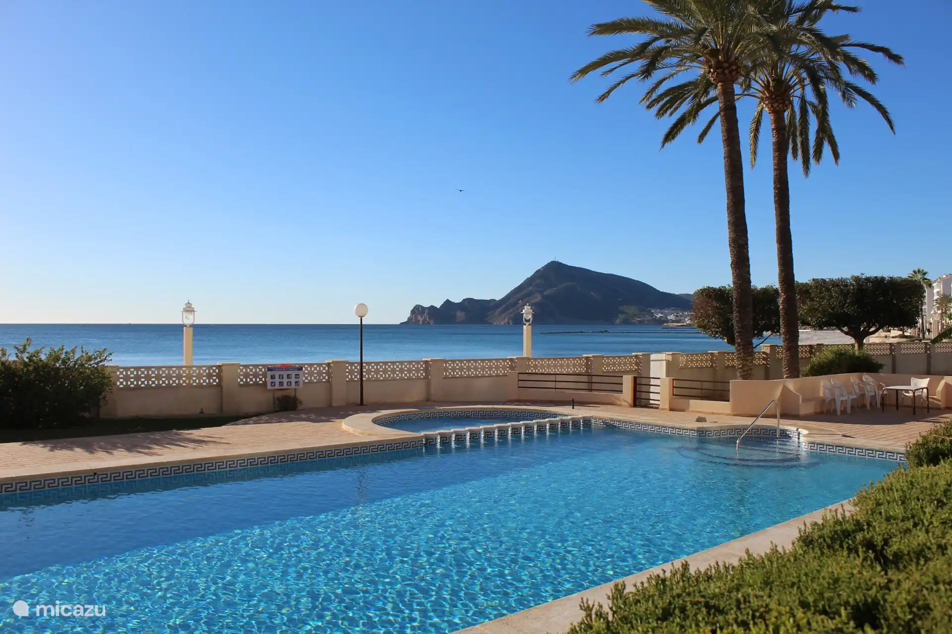 Gemeinschaftspool, aber immer schön und ruhig