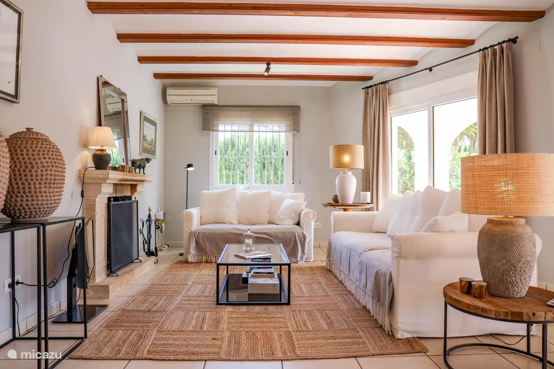 Stimmungsvolles Wohnzimmer.