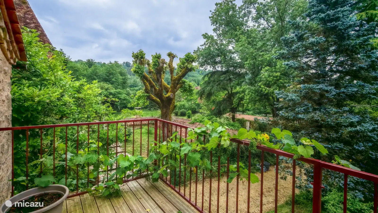 Blick vom Balkon/Terrasse