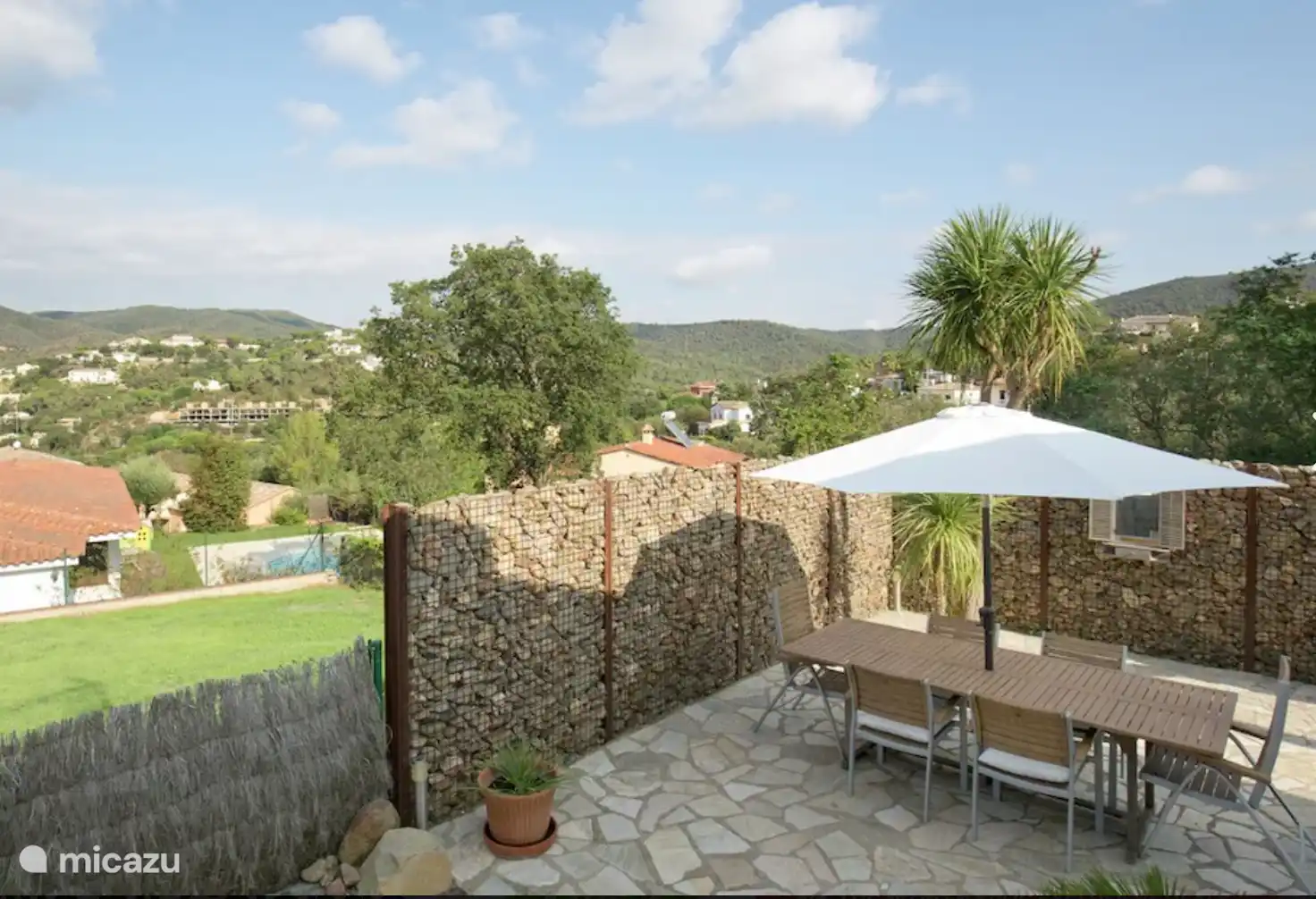 Terrasse am Bouleplatz.