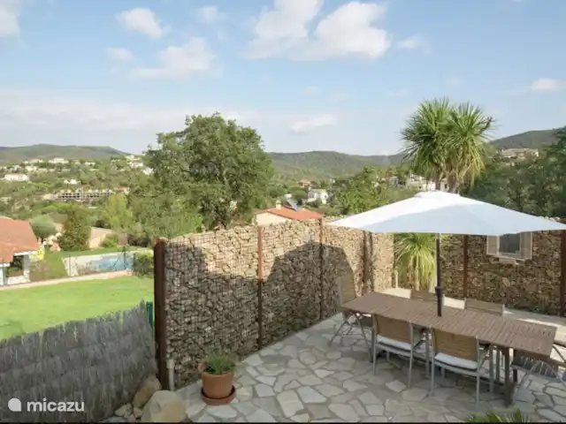 Villa EL SOL en España, Costa Brava, Calonge - villa Terraza en la pista de petanca.