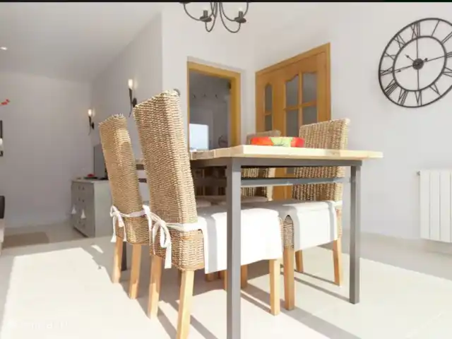 Villa EL SOL en España, Costa Brava, Calonge - villa Comedor con vista a la piscina.