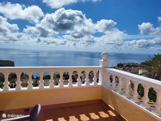 Casa Dalías en España, Costa Blanca, Benitachell - villa Terraza superior con vistas al mar