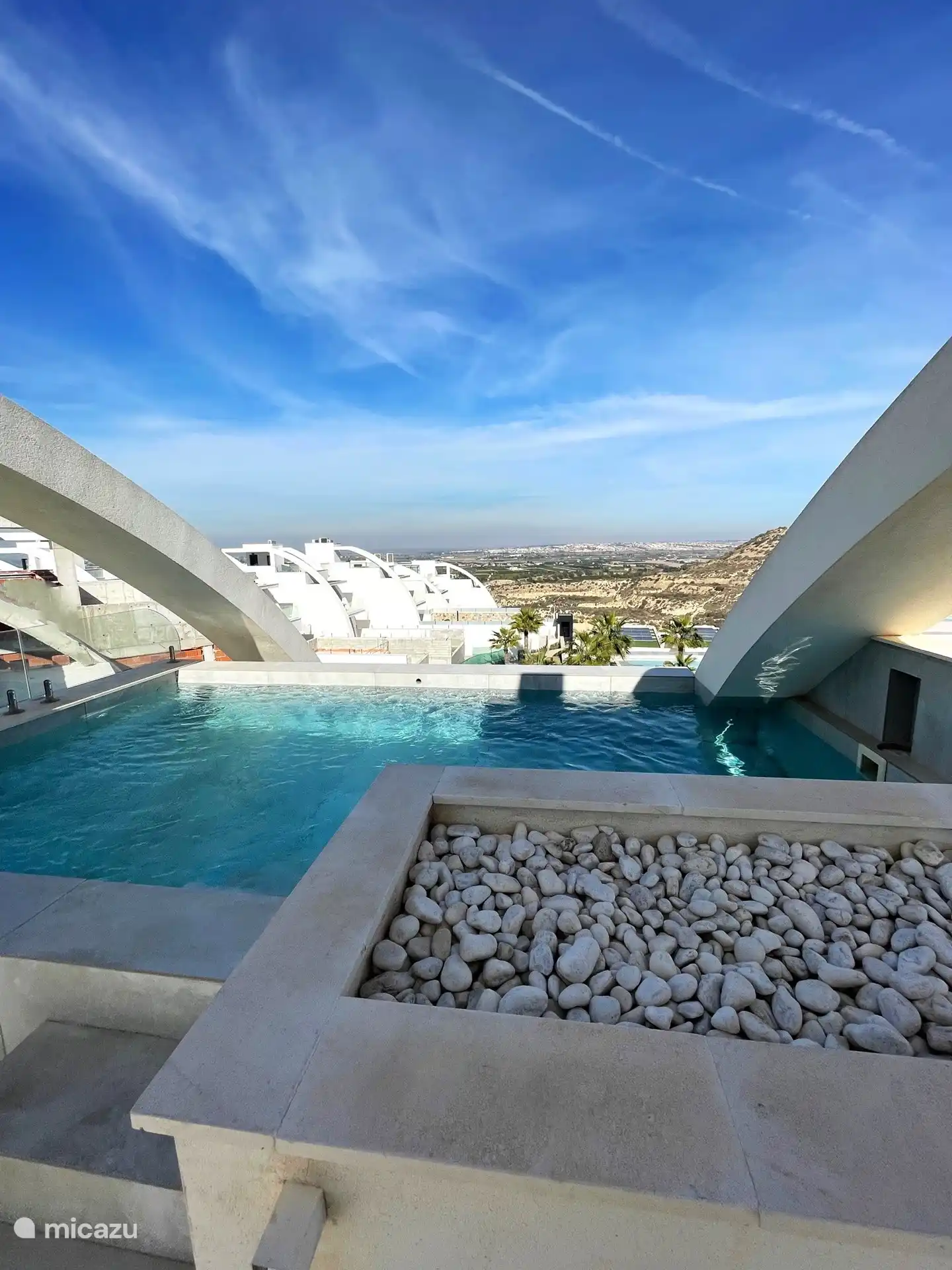 piscina en la azotea