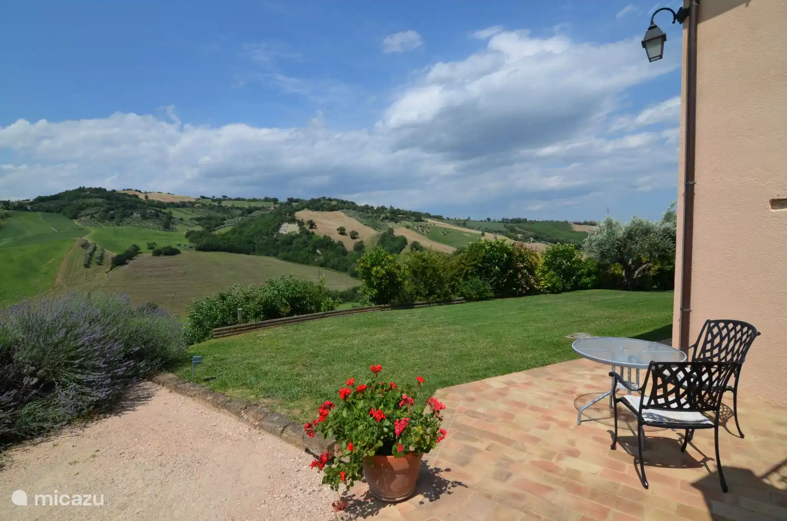 Blick auf das Tal im Norden