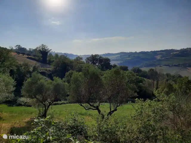 vakantiehuis huren in Italië, Marche, Tolentino – La Serenissima Uitzicht op de vallei