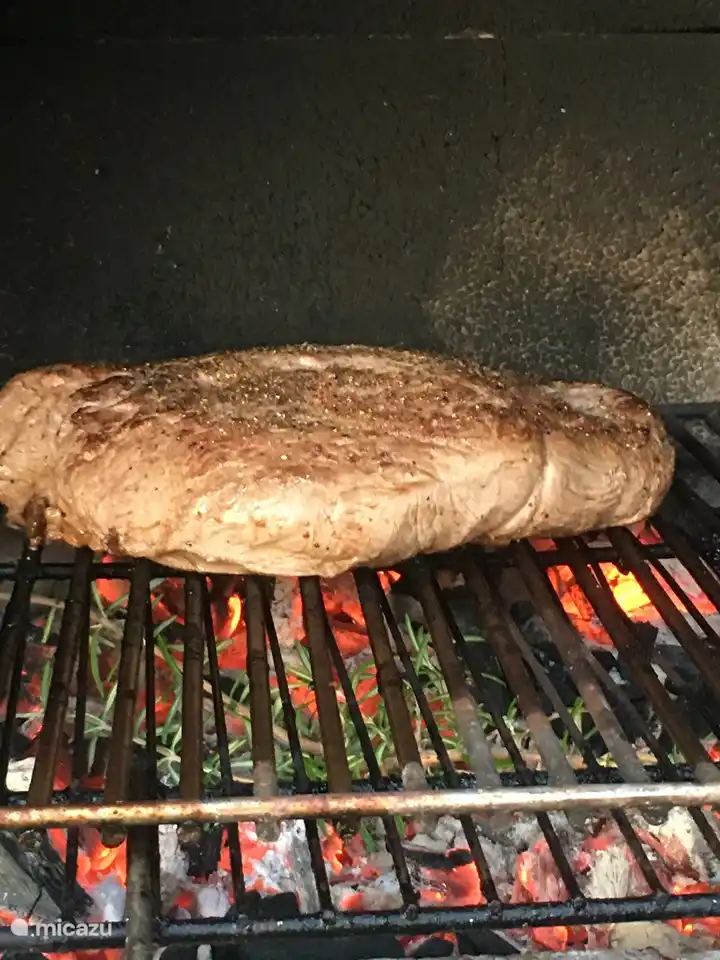 Schönes Stück Fleisch auf dem Grill