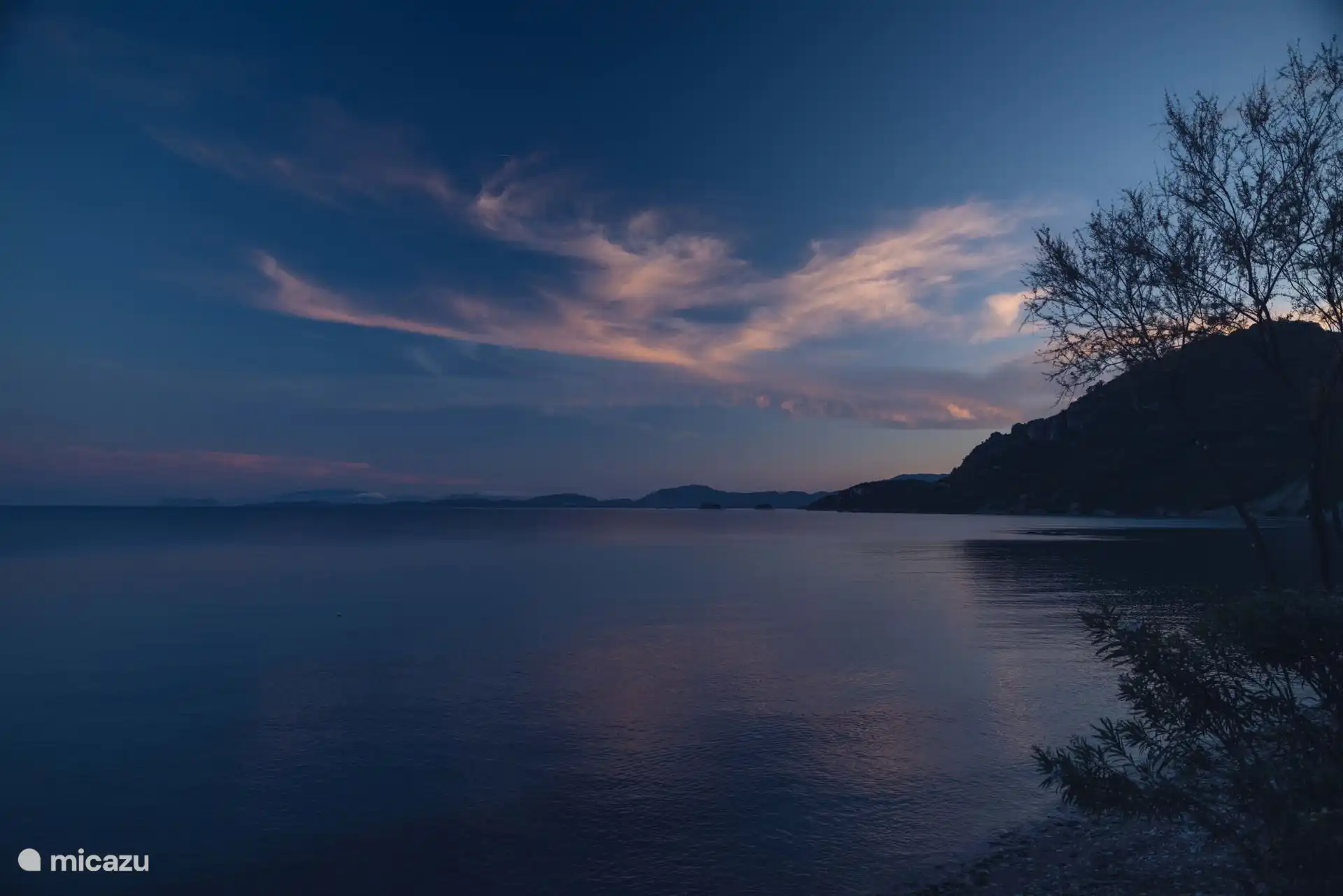 La vue au crépuscule