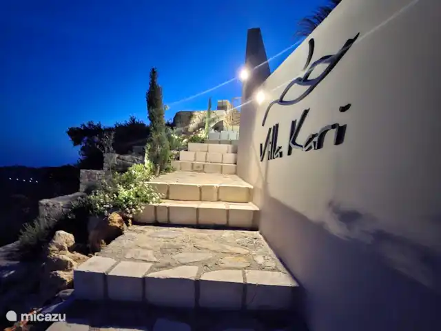 Villa Kari huren in Griekenland, Kreta, Mariou - villa De trap naar de villa