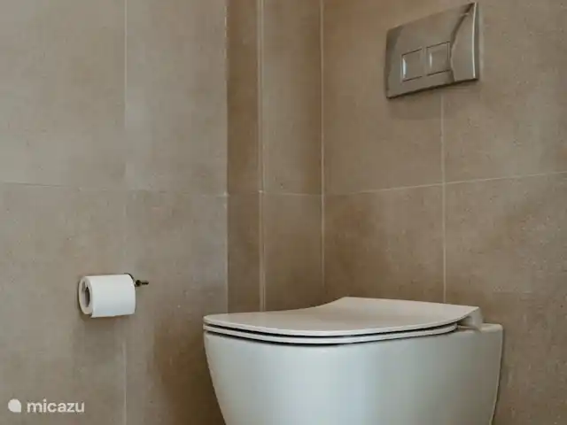 Villa Kari huren in Griekenland, Kreta, Mariou - villa Het toilet. Beide slaapkamers hebben hun eigen toilet, douche en wastafel