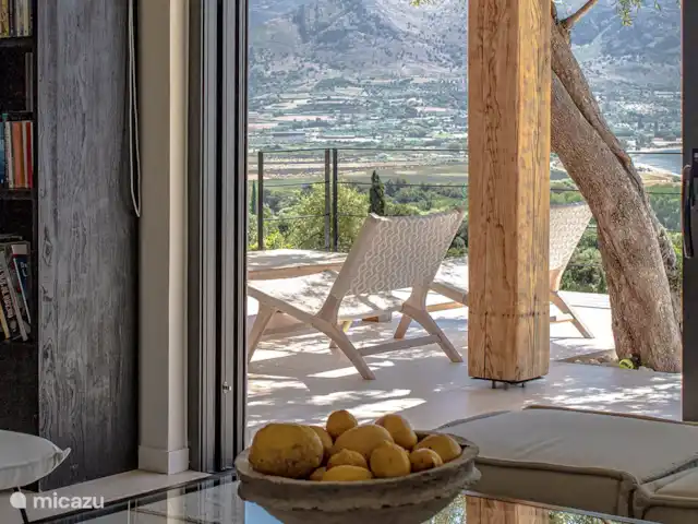 Villa Iris  en Grecia, Gracia Central, Paleros - villa Vista desde la sala de estar