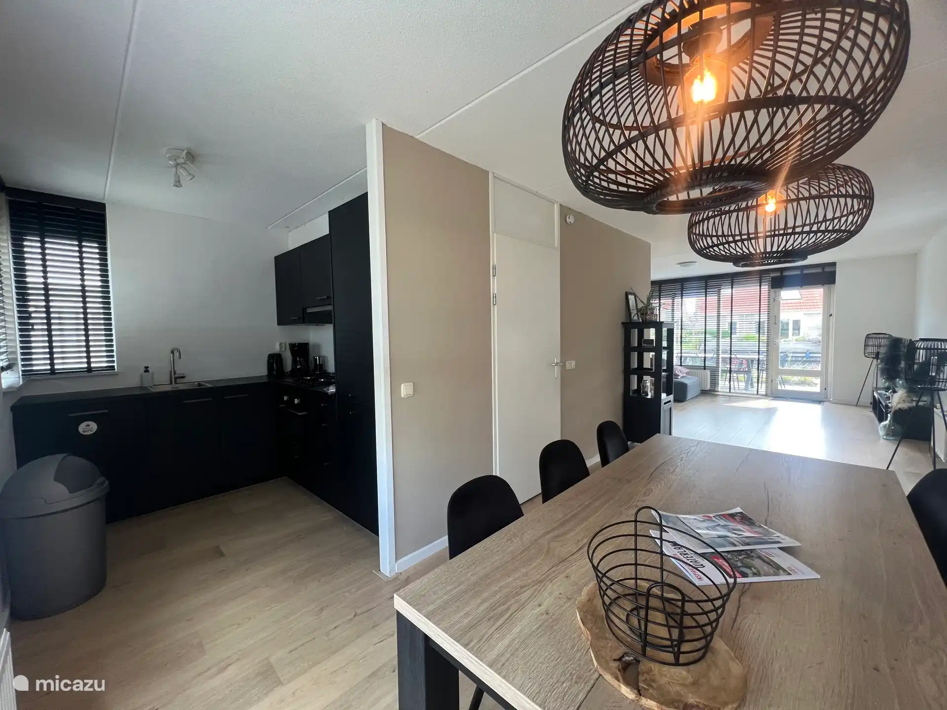 Ecke und offene Küche