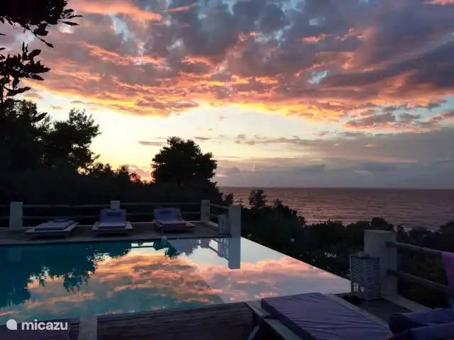 Villa Amalia  | Grèce, Golfe Ambracien, Sparto Amfilochia - villa Vue sur le coucher de soleil