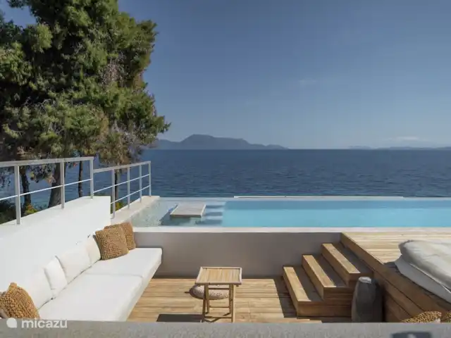 Villa Mia Terra  | Grèce, Grèce centrale, Pogonia - villa Détails de l'espace de vie extérieur