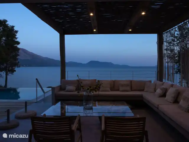 Villa Mia Terra  | Grèce, Grèce centrale, Pogonia - villa Soirée terrasse