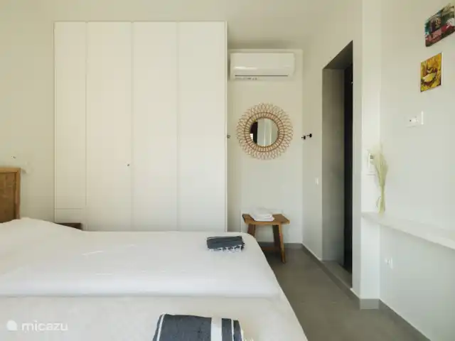Villa Mare  en Grecia, Gracia Central, Paleros - villa Habitación con dos camas individuales y ducha.