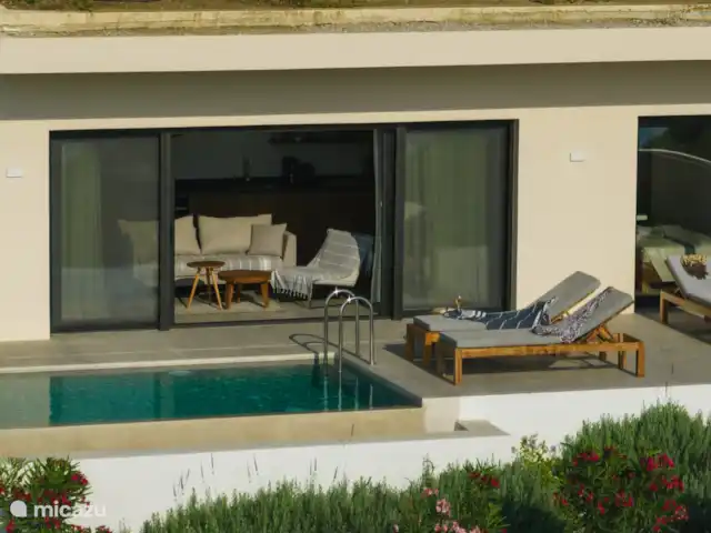 Villa Mare  en Grecia, Gracia Central, Paleros - villa Vista a la piscina