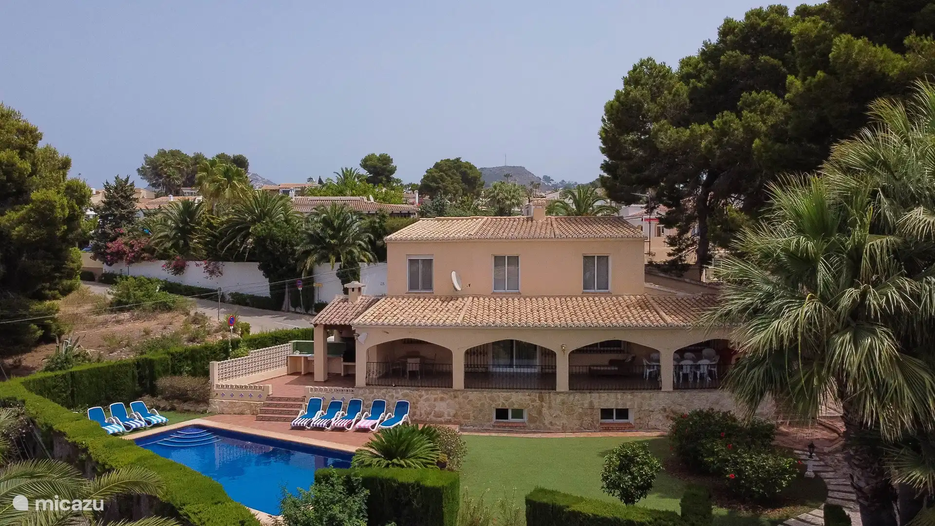 Das Haus aus der Vogelperspektive