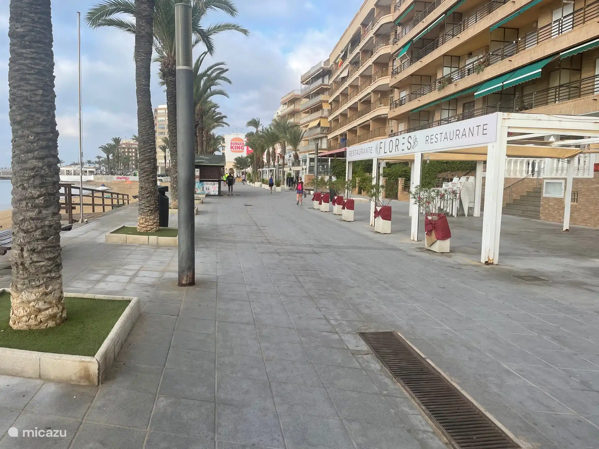 Playa del Cura vroeg in de ochtend, voor de drukte.