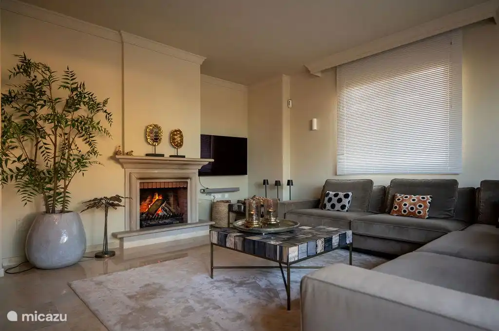 heerlijke haard tijdens winterverblijf