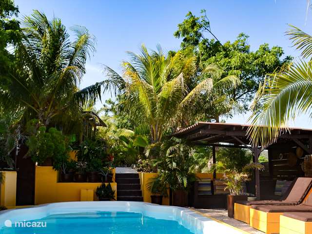 Vakantiehuis Curaçao, Banda Abou (west), Sint Willibrordus – studio Garden Lodge Jan Kok Lodges