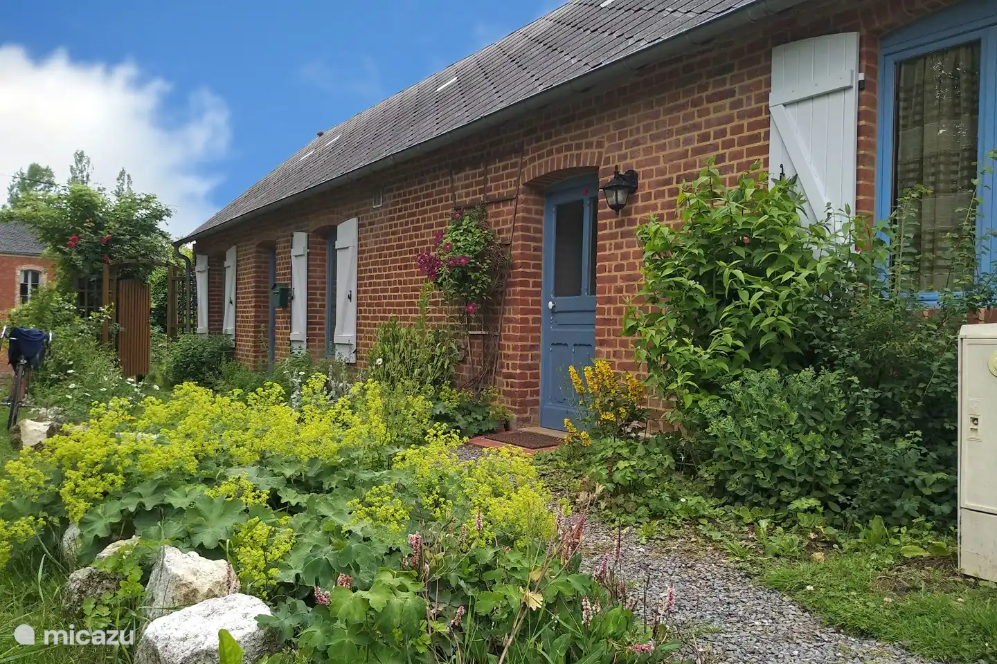 Het huis vanaf de andere kant gezien.