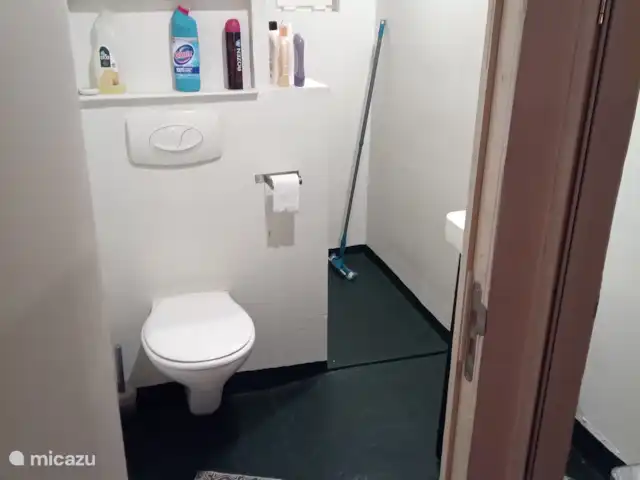 Maison de vacances Delverpad | Pays-Bas, Hollande du Nord, Egmond aan den Hoef - chalet entrée vers salle de bain/toilette/douche