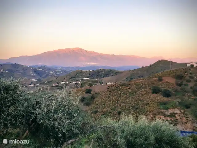 Casa Almendra Málaga | Espagne, Andalousie, El Borge - maison de vacances vue nocturne de Maroma depuis Almendra