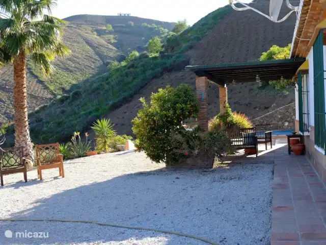Casa Almendra Málaga | Espagne, Andalousie, El Borge - maison de vacances Terrasse extérieure couverte