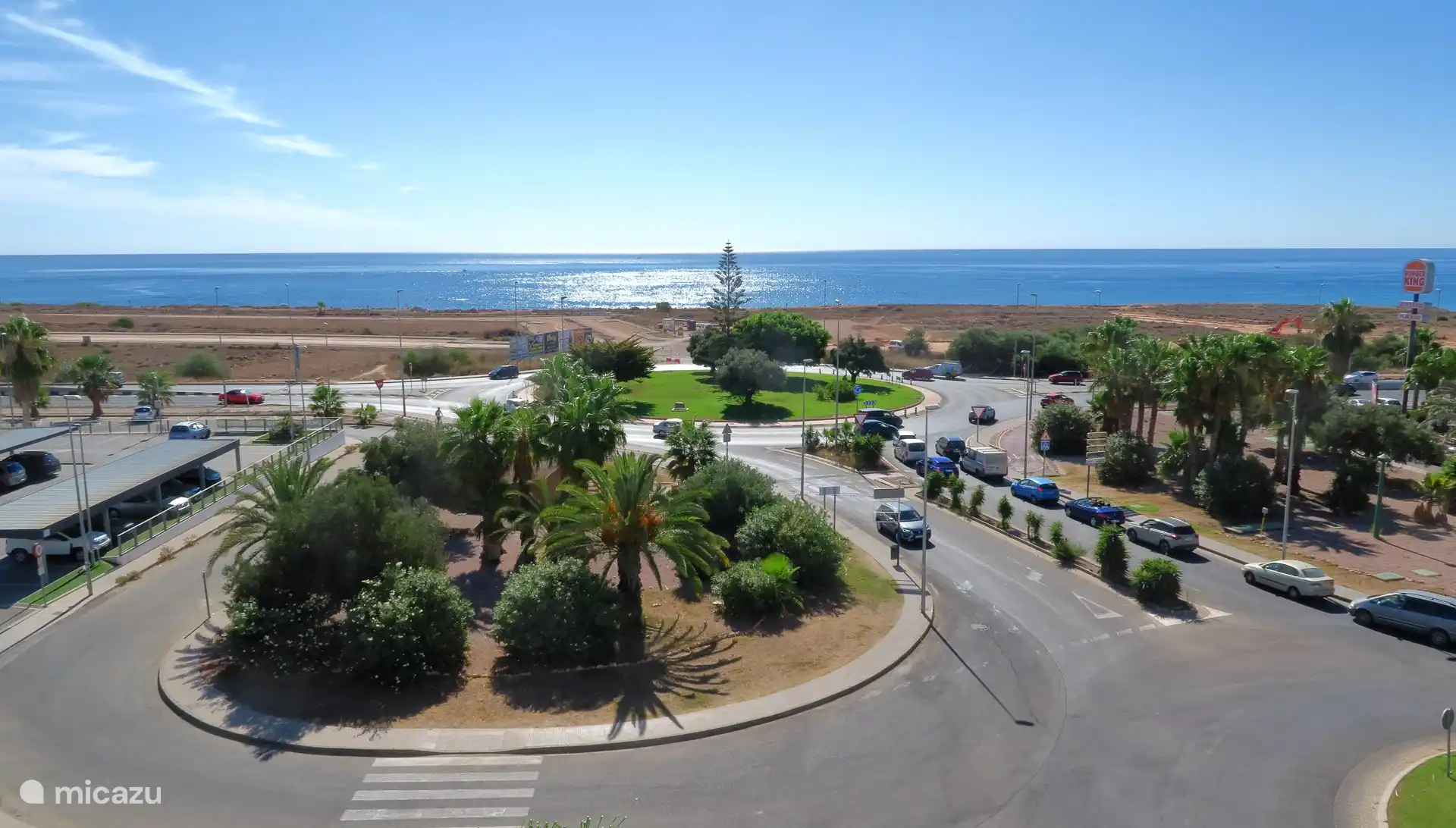 Rond-point du complexe d’appartements