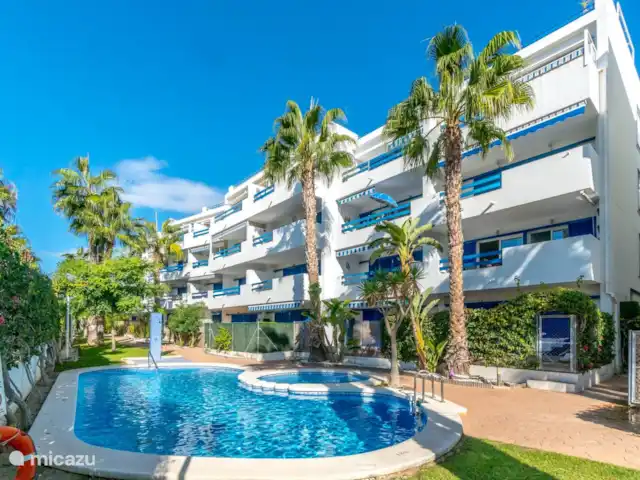 El Canario Azul Zeezicht Torrevieja huren in Spanje, Costa Blanca, Orihuela Costa - appartement Zwembad bij appartement