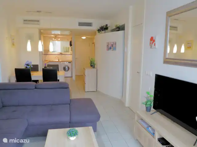 El Canario Azul Zeezicht Torrevieja huren in Spanje, Costa Blanca, Orihuela Costa - appartement Doorkijkje naar de keuken