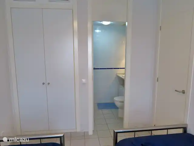 El Canario Azul Zeezicht Torrevieja huren in Spanje, Costa Blanca, Orihuela Costa - appartement Zicht op de badkamer