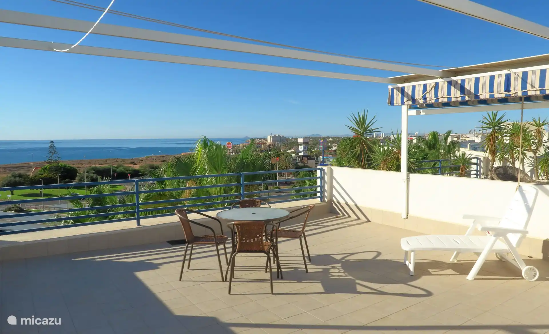 La vue depuis le toit-terrasse