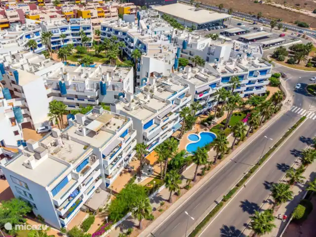 El Canario Azul Zeezicht Torrevieja huren in Spanje, Costa Blanca, Orihuela Costa - appartement Overzicht La Calma complex