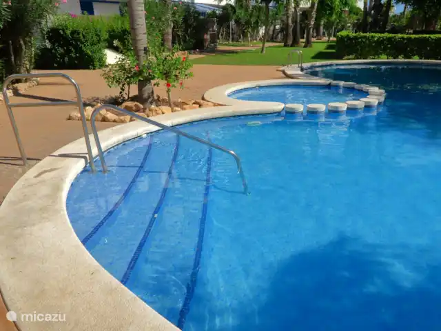 El Canario Azul Zeezicht Torrevieja huren in Spanje, Costa Blanca, Orihuela Costa - appartement Entree zwembad