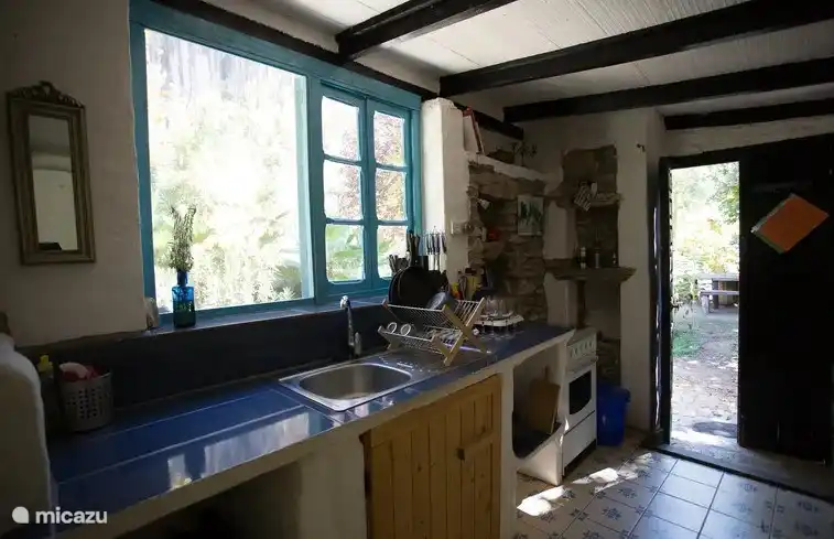 There is everything you need... and with a view of the garden