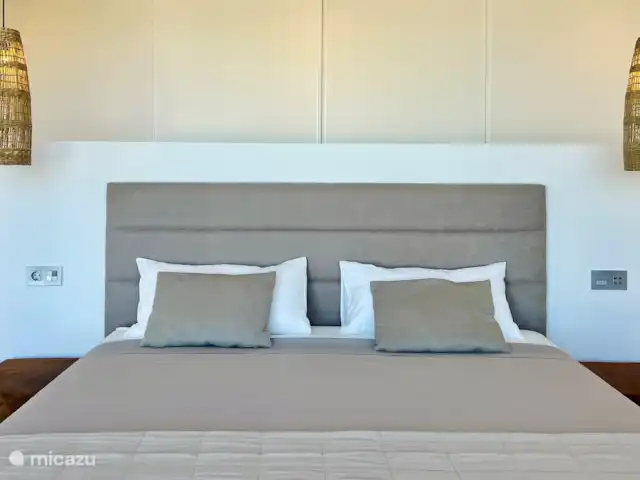 Villa eco del mar | Espagne, Costa Blanca, Jávea - villa Chambre principale à l'étage.