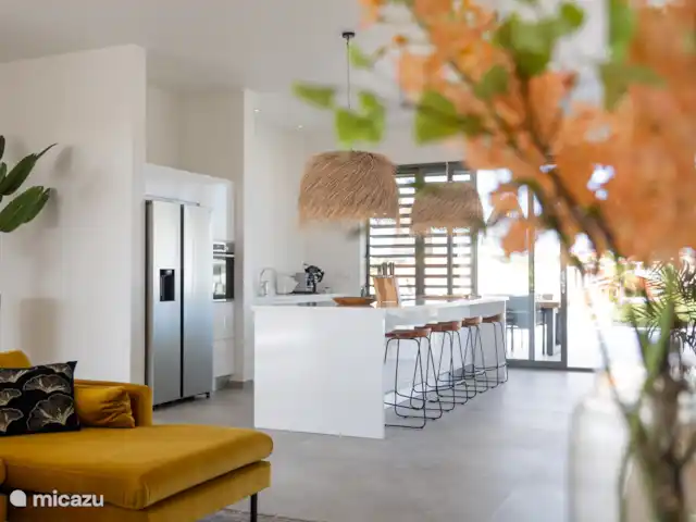 Villa Dirk  en Curazao, Banda Arriba (este), Vista Royal - villa la lujosa cocina con isla para cocinar