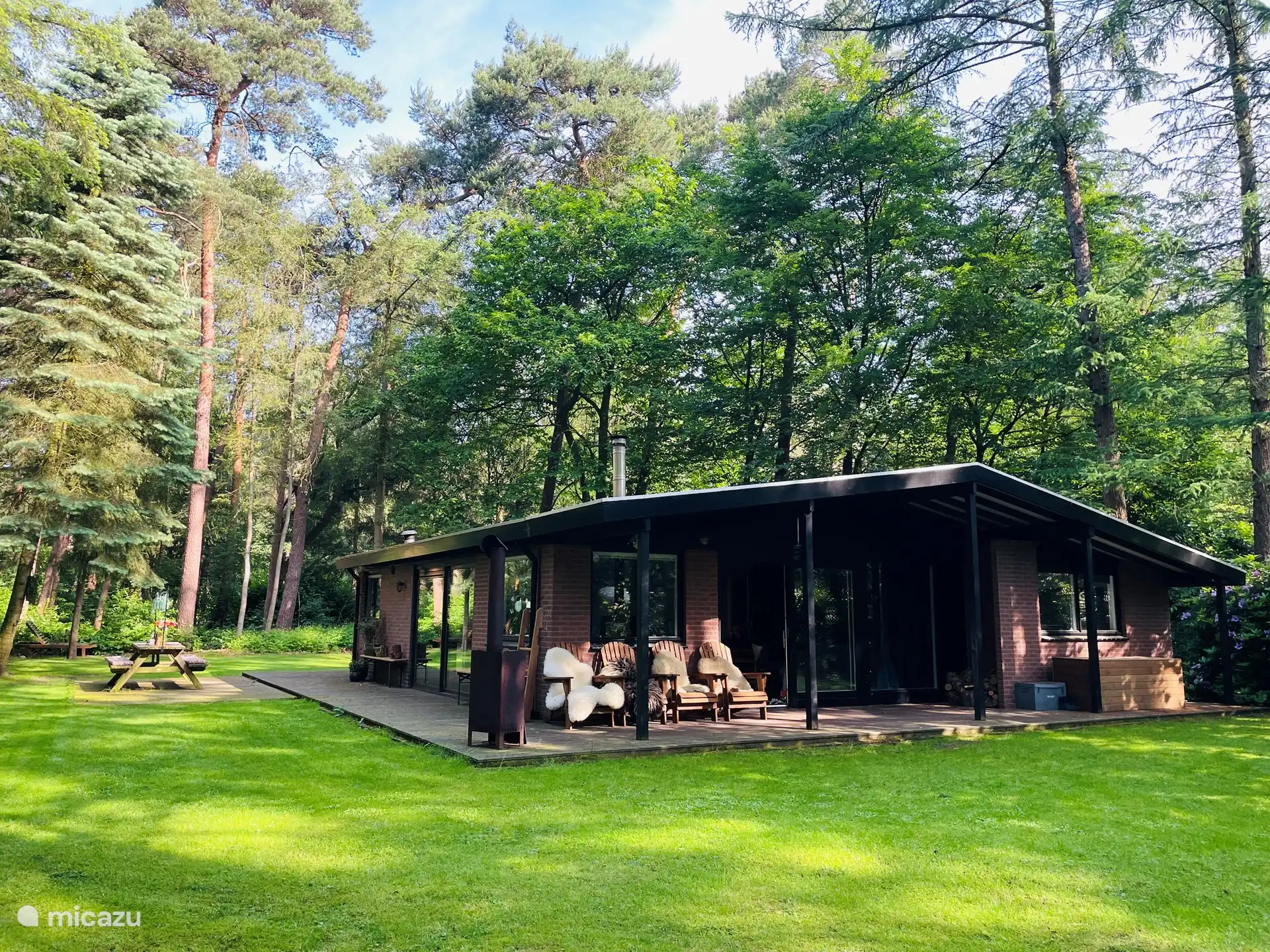 bungalow, Giethmen, Overijssel, Niederlande - Erstaunliches Waldhaus
