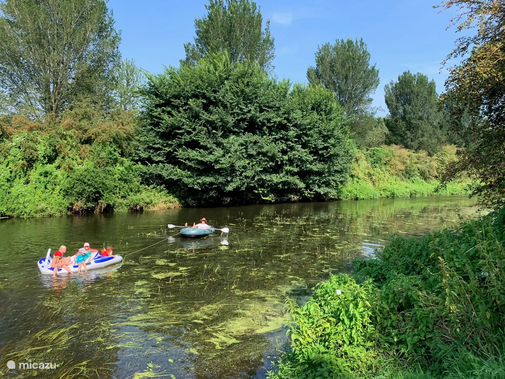 Bootsfahrt auf der Regge, zu Fuß oder mit dem Fahrrad erreichbar