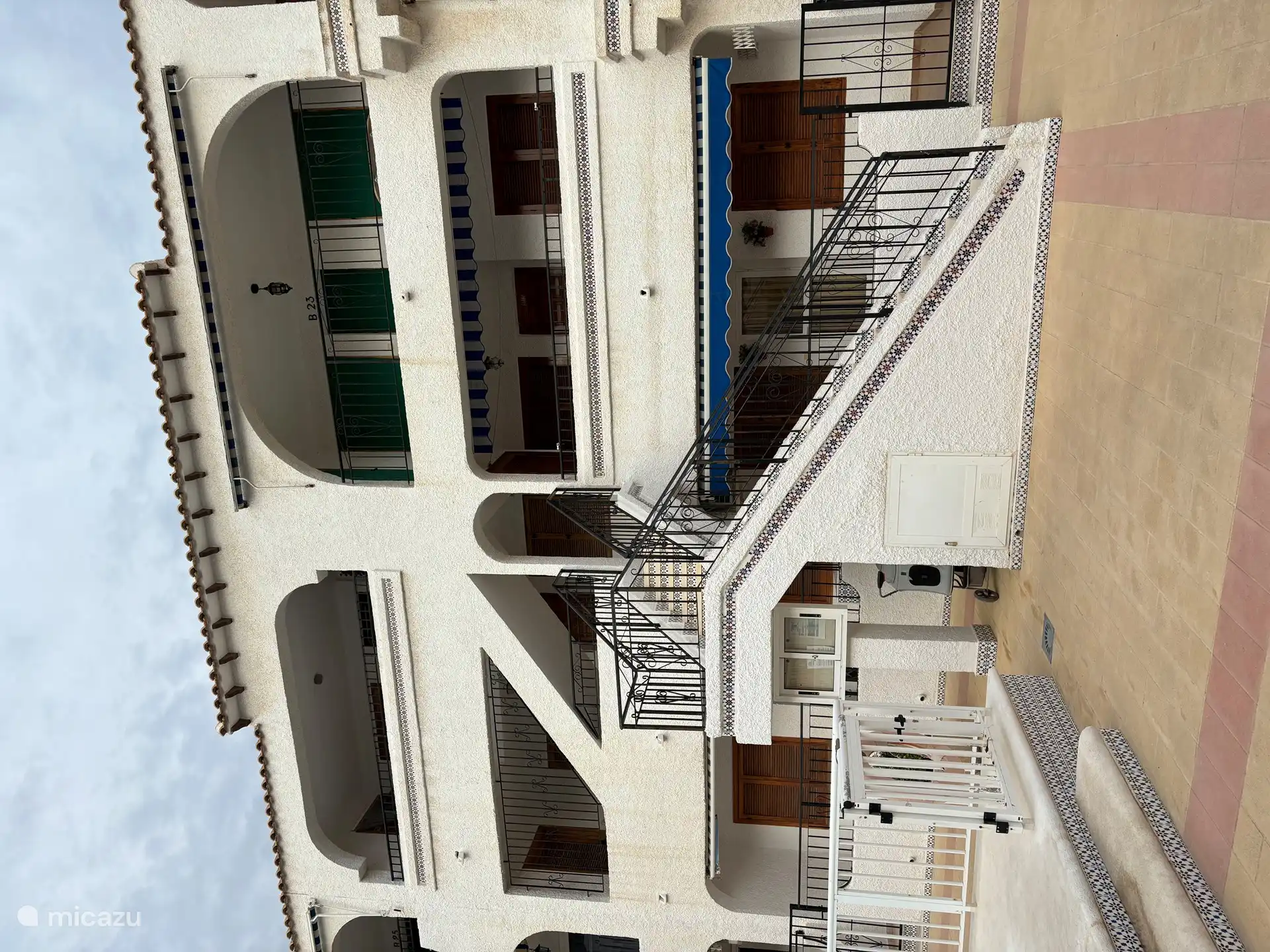 Die Treppe zur Wohnung