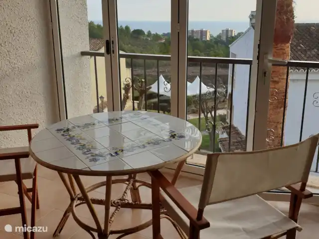 Casa Dénia en España, Costa Blanca, Dénia - casa paredada Terraza cubierta